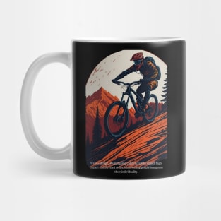 Downhill bike Mug